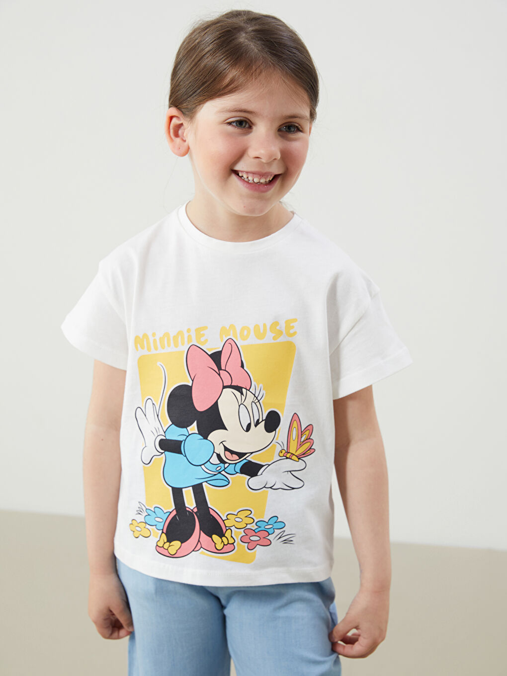 Minnie Mouse Printed Girls' T-Shirt -S5DE85Z1-R9J
