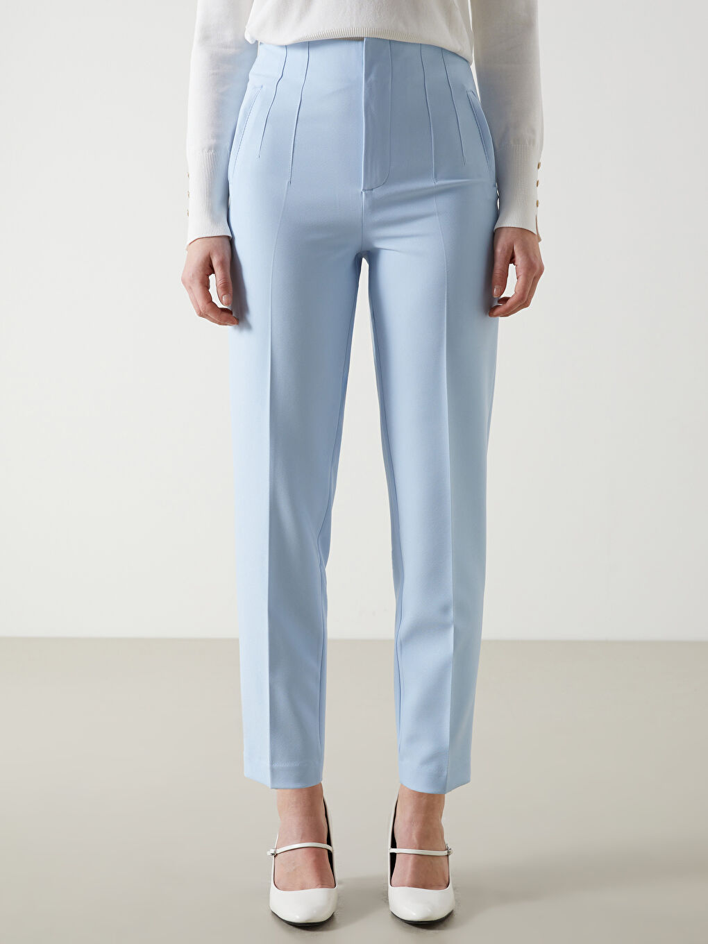 Slim Fit Women's Trousers -S5DF33Z8-DLZ