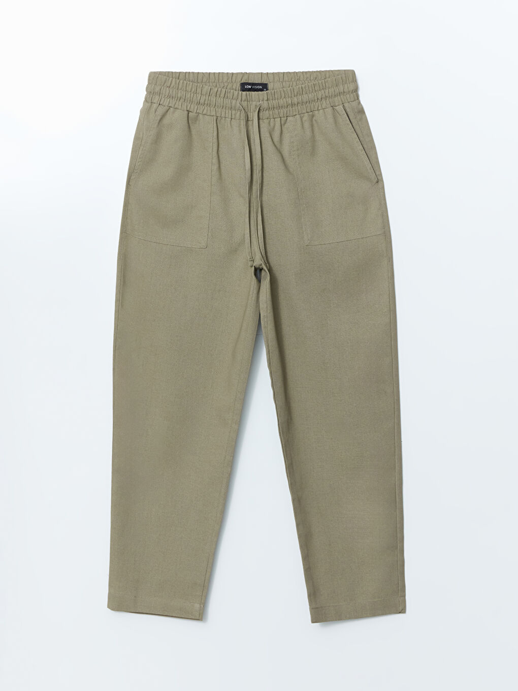 Ženske pantalone sa mešavionom lana šargarepa izleda -S5DF42Z8-JK3