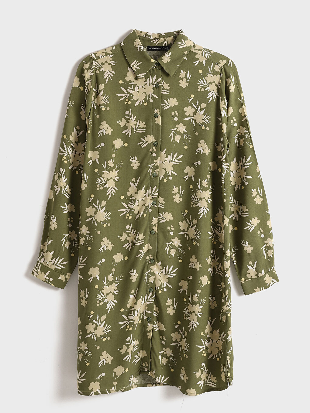 Floral Women's Shirt Tunic -S5DF54Z8-F9C