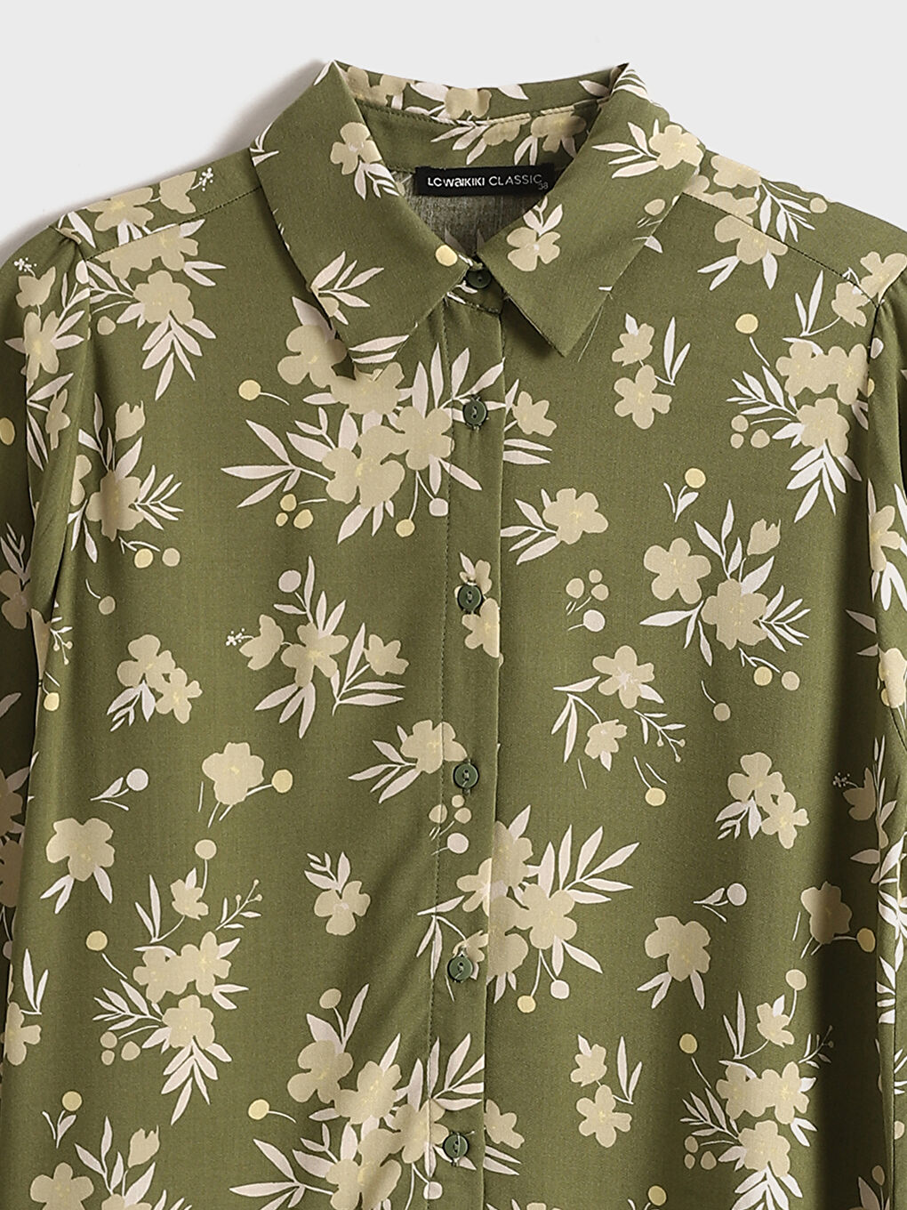 Floral Women's Shirt Tunic -S5DF54Z8-F9C