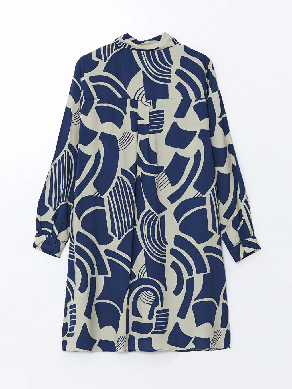 Patterned Women's Shirt Tunic -S5DF54Z8-LSF