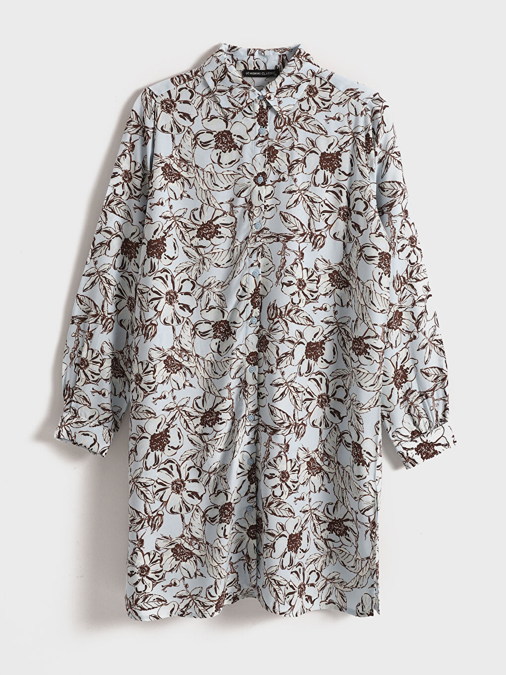 Floral Women's Shirt Tunic -S5DF54Z8-LQK