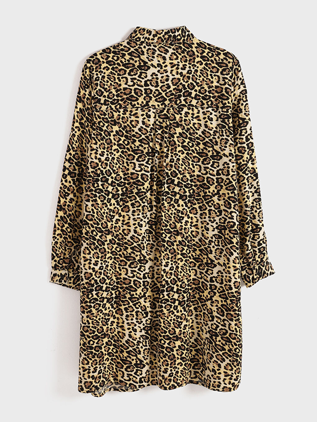 Leopard Print Women's Shirt Tunic -S5DF54Z8-SW5