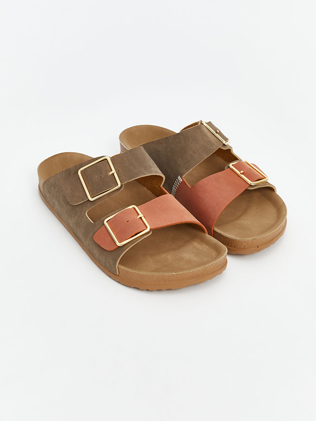 Women's Double Banded Slippers -S5DF61Z8-K6V