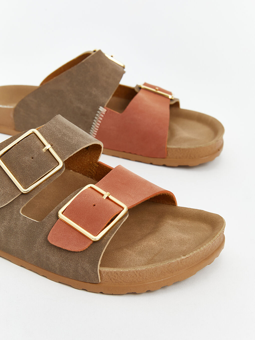 Women's Double Banded Slippers -S5DF61Z8-K6V