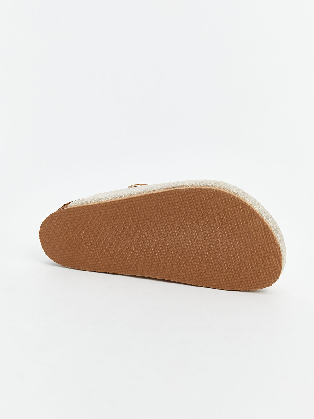 Bej Süet Görünümlü Kadın Terlik-3