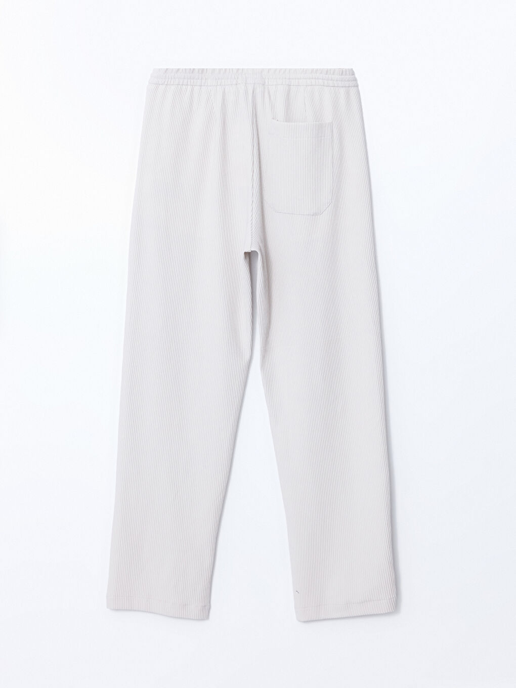 Bej Standart Kalıp Erkek Pantolon-5