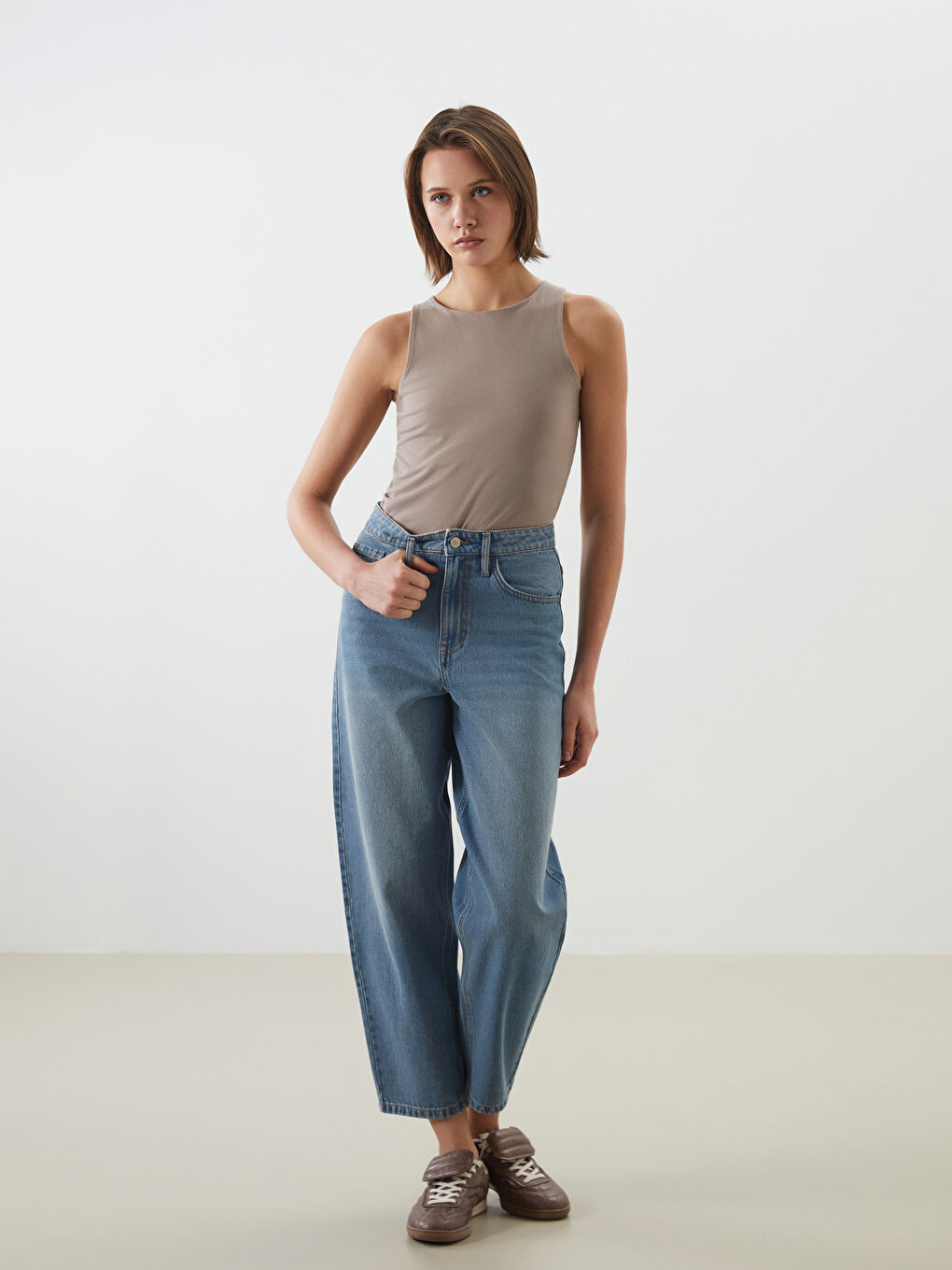 Balloon Fit Women's Jeans -S5DF73Z8-507