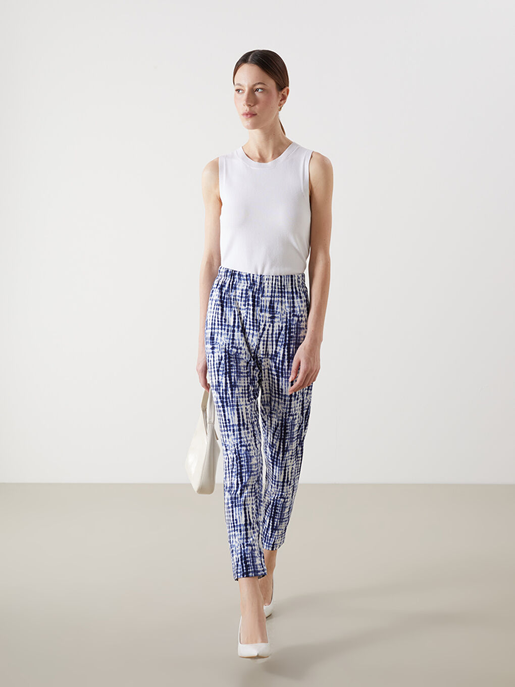 Pantalone sa elastičnim strukom -S5DF74Z8-LS3
