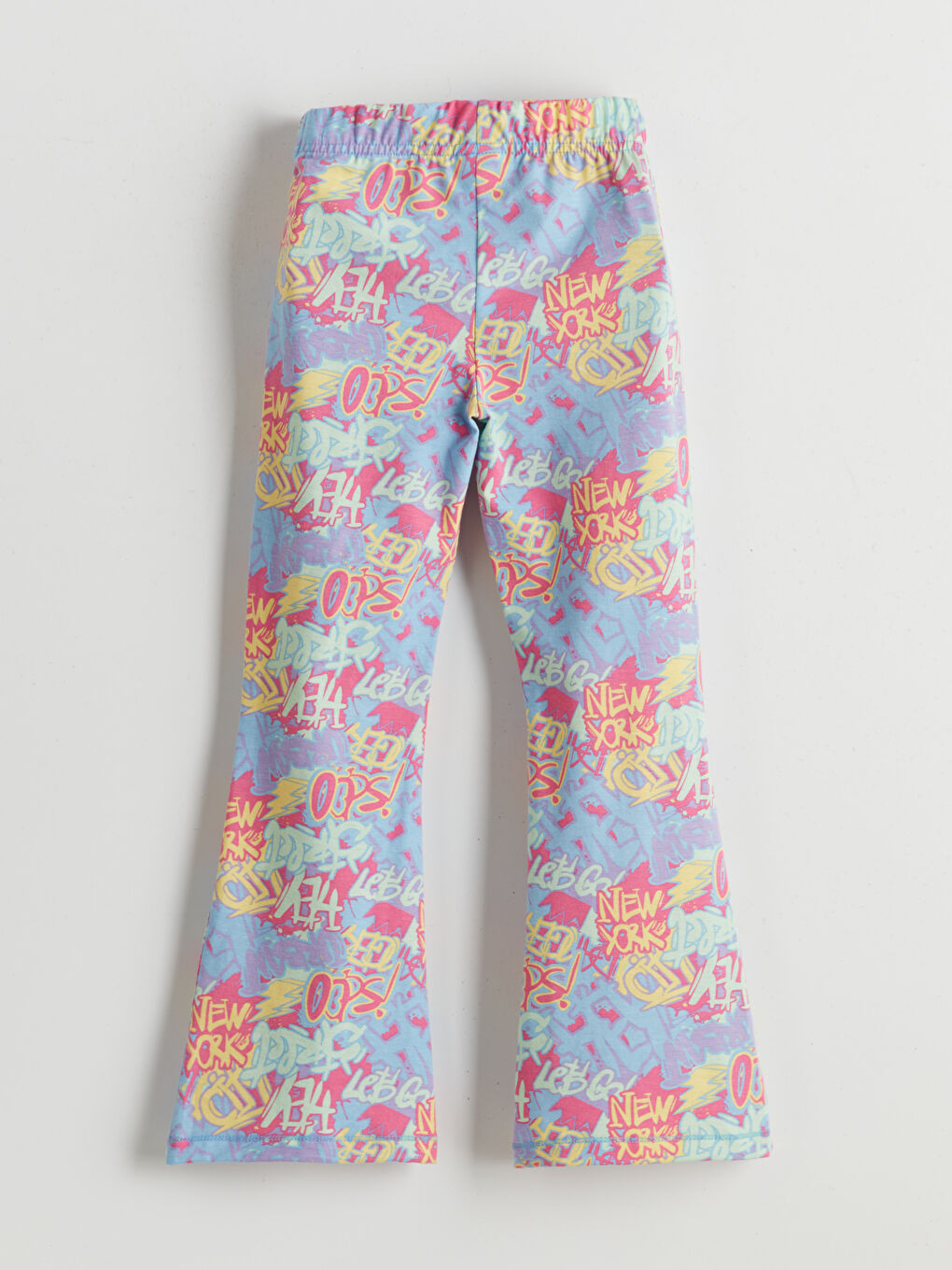 LCW Kids Elasticated Waist Flared Leg Girls' Leggings -S5DF93Z4-F9C