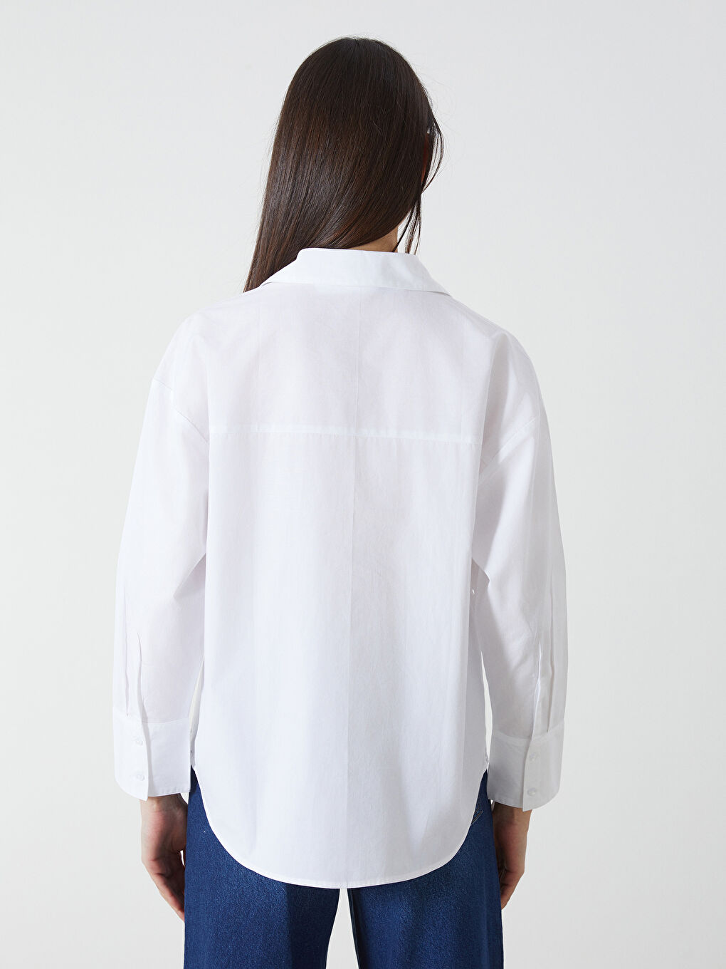 Openwork Oversize Women's Shirt -S5DG06Z8-R9J