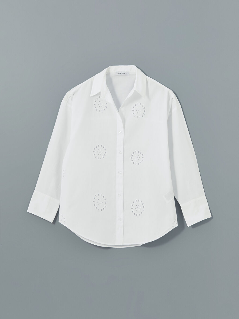 Openwork Oversize Women's Shirt -S5DG06Z8-R9J