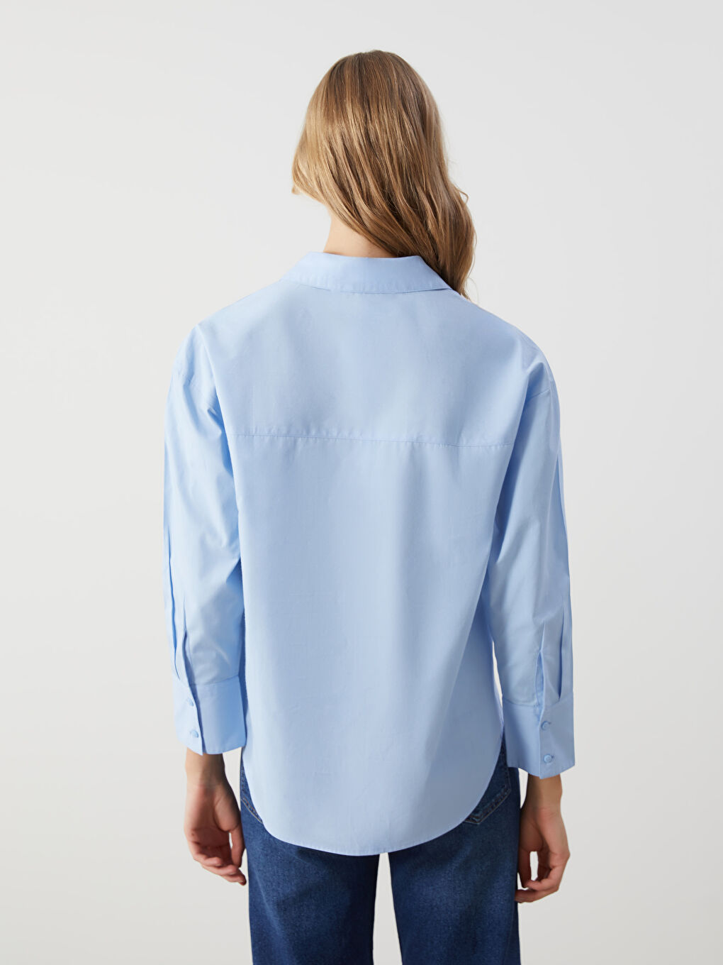 Openwork Oversize Women's Shirt -S5DG06Z8-VL5
