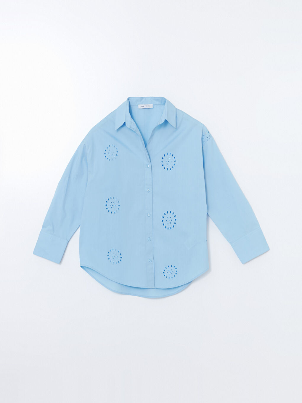 Openwork Oversize Women's Shirt -S5DG06Z8-VL5