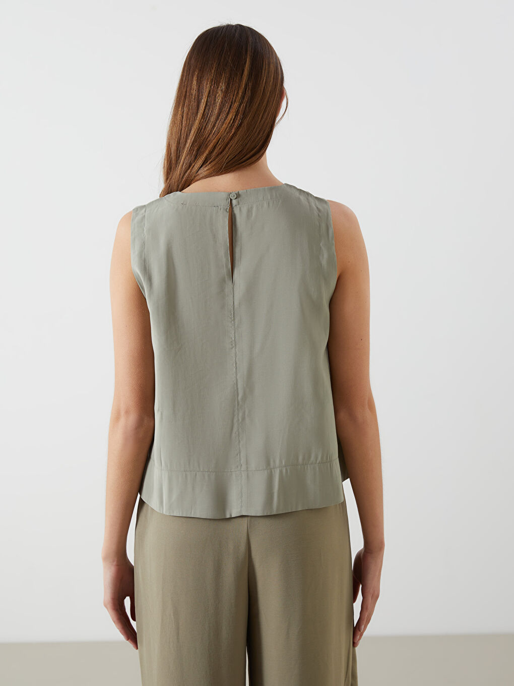 LCW Vision Crew Neck Women's Blouse -S5DG12Z8-Y0W
