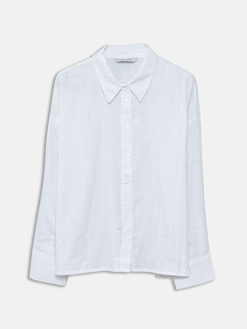 Plain Long Sleeve Oversize Women's Shirt -S5DG23Z8-R9J