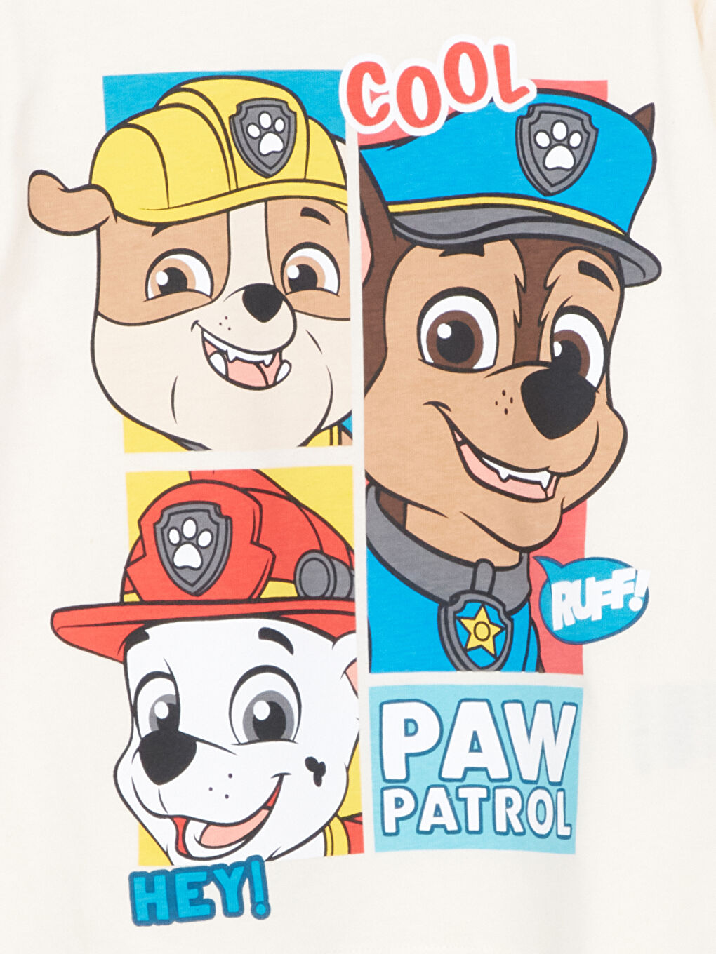 LCW Kids Crew Neck Paw Patrol Printed Boys' T-Shirt -S5DG31Z1-QVK