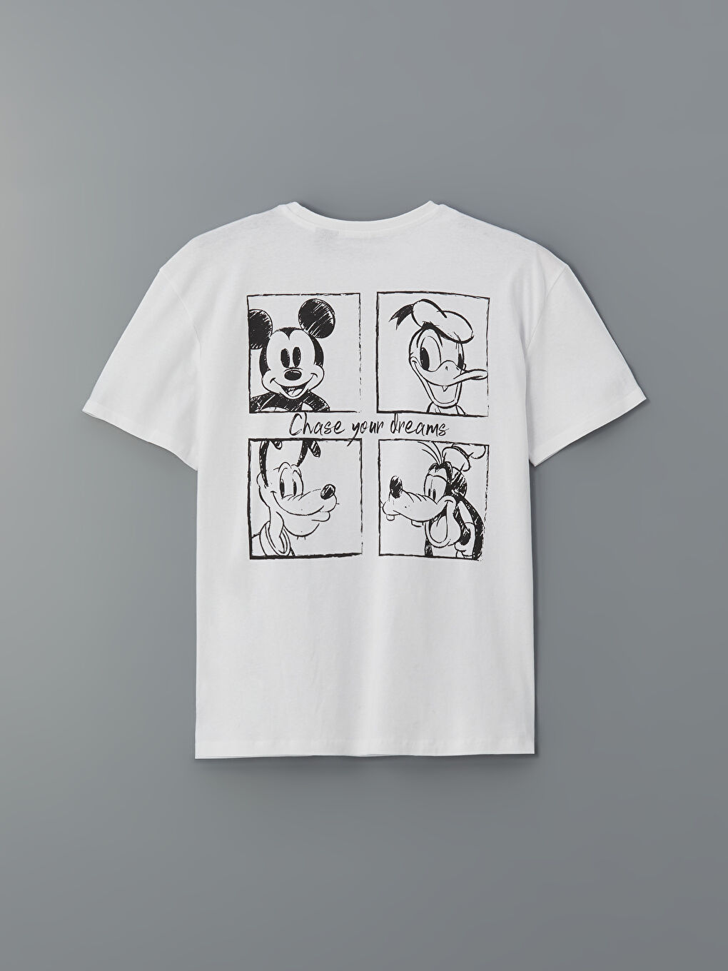 Crew Neck Mickey and Friends Printed Women's T-Shirt -S5DG61Z8-Q6K