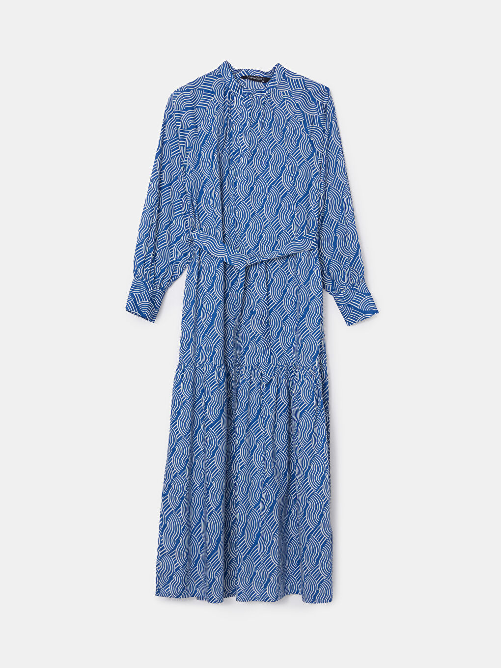 Robe À Motifs pour Femmes avec Ceinture à Nouer-4
