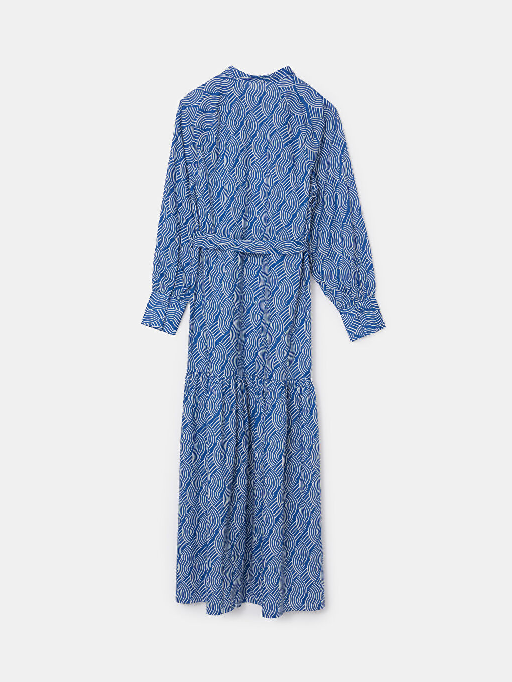 Robe À Motifs pour Femmes avec Ceinture à Nouer-5