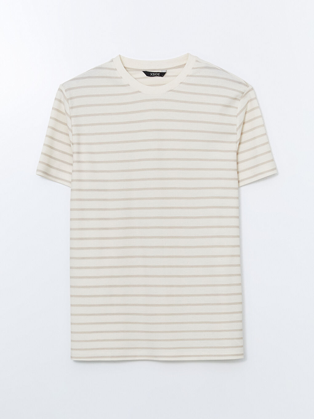 Crew Neck Striped Jersey Men's T-Shirt -S5DG91Z8-LEW