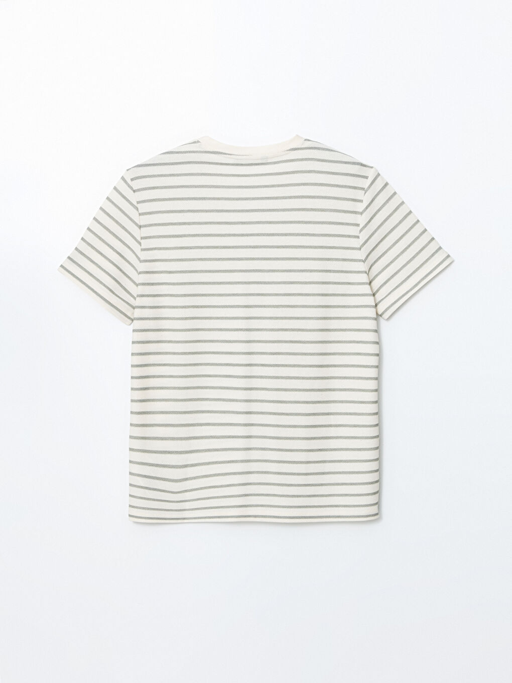 Crew Neck Striped Jersey Men's T-Shirt -S5DG91Z8-LFT
