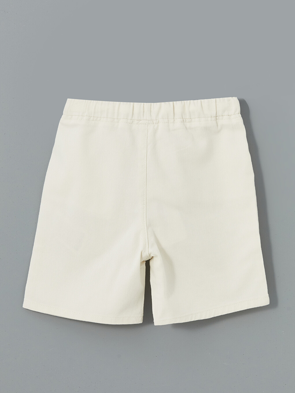 Shorts Basiques En Gabardine À Taille Élastiquée Pour Garçons-2