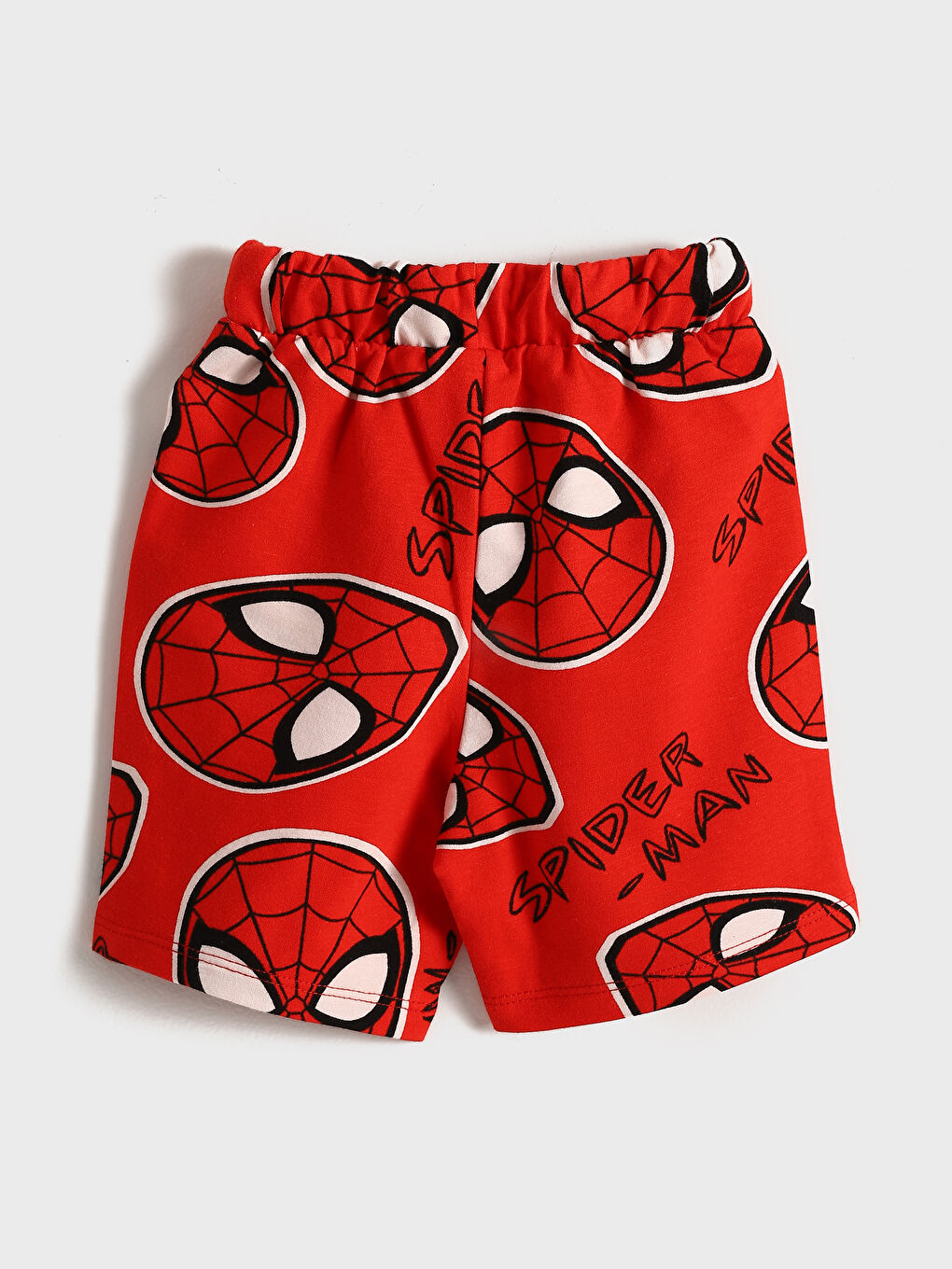 Spider-Man Printed Drawstring Boys' Shorts -S5DG99Z1-LTP