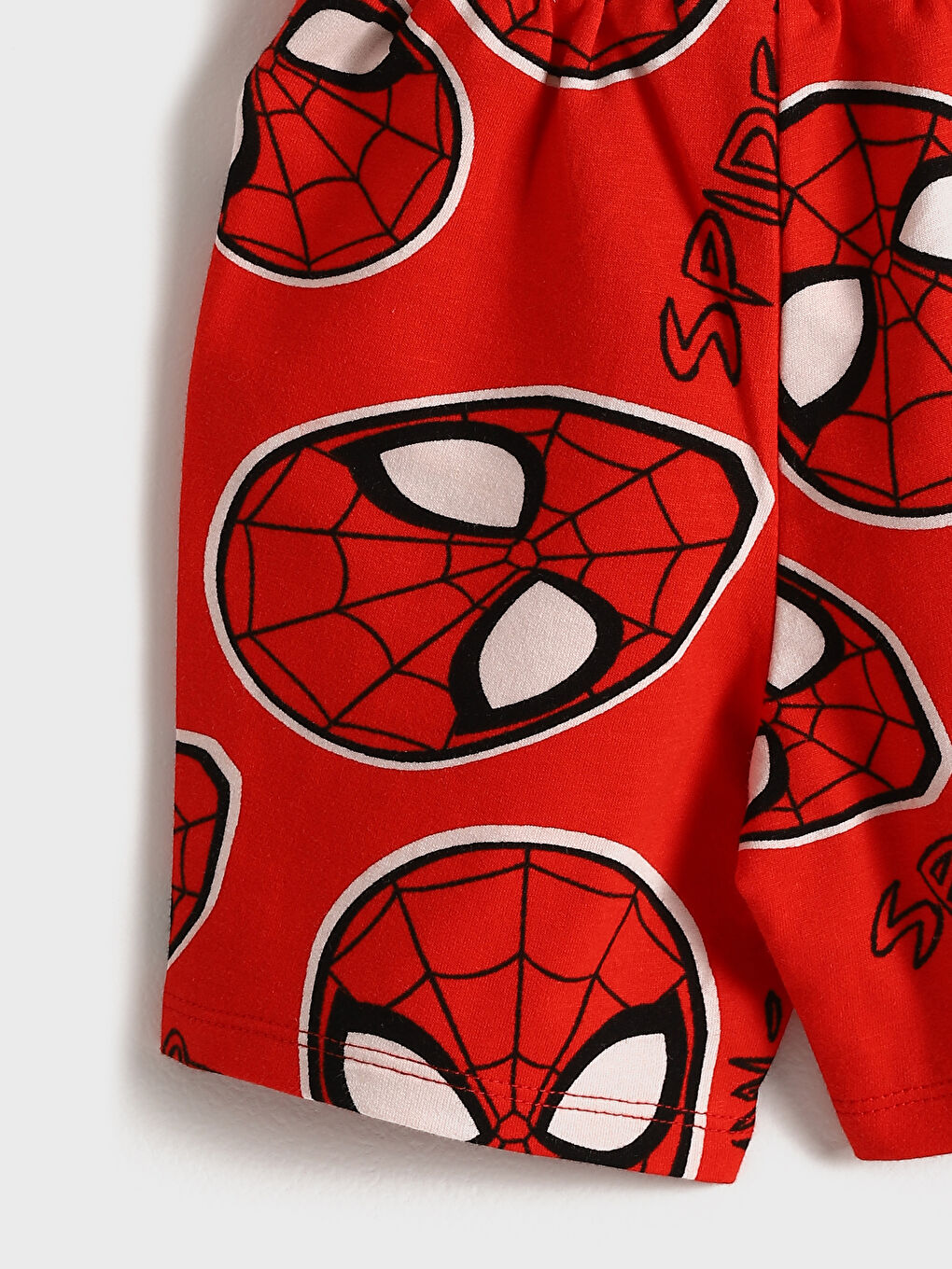 Spider-Man Printed Drawstring Boys' Shorts -S5DG99Z1-LTP