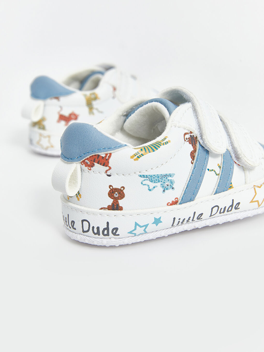 Printed Hook and Loop Baby Boy First Step Shoes -S5DH10Z1-J5F