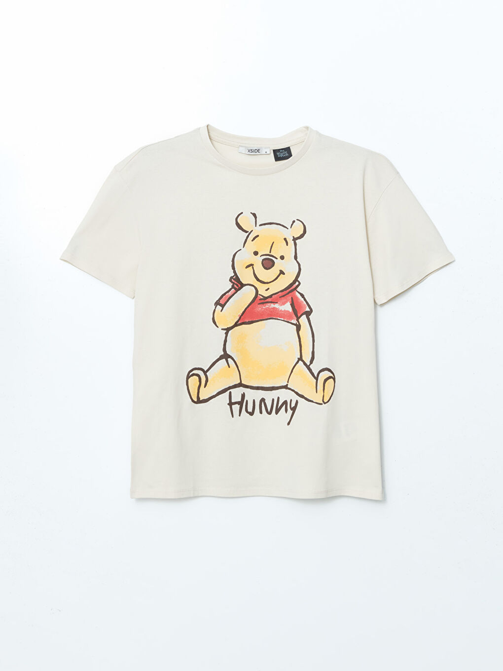 Crew Neck Winnie the Pooh Printed Women's T-Shirt -S5DH73Z8-FF7
