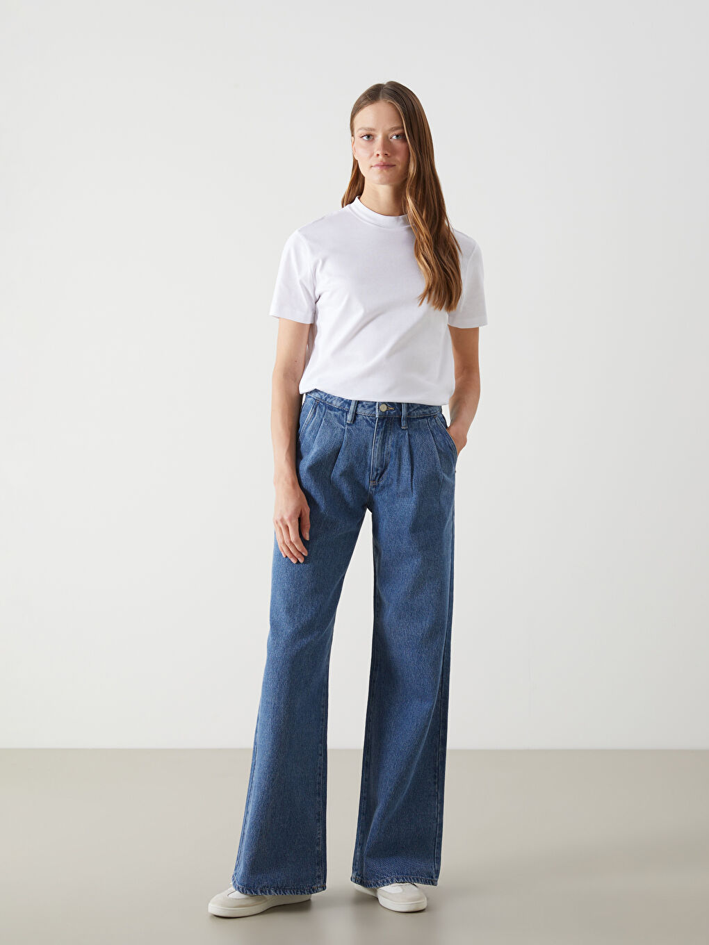 Crew Neck Women's T-Shirt-1