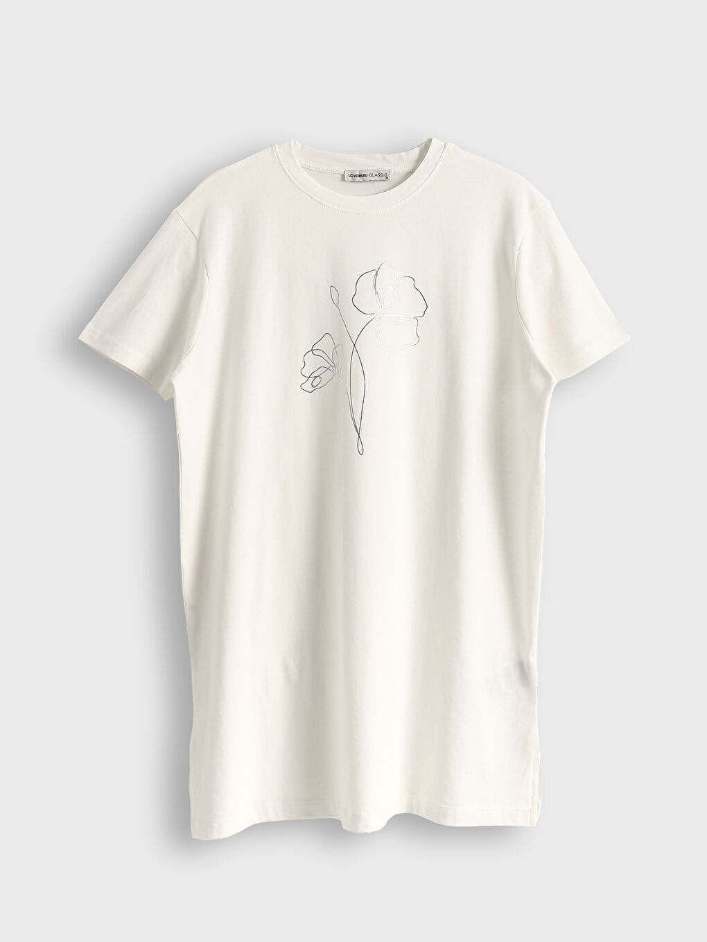 Crew Neck Printed Women's T-Shirt