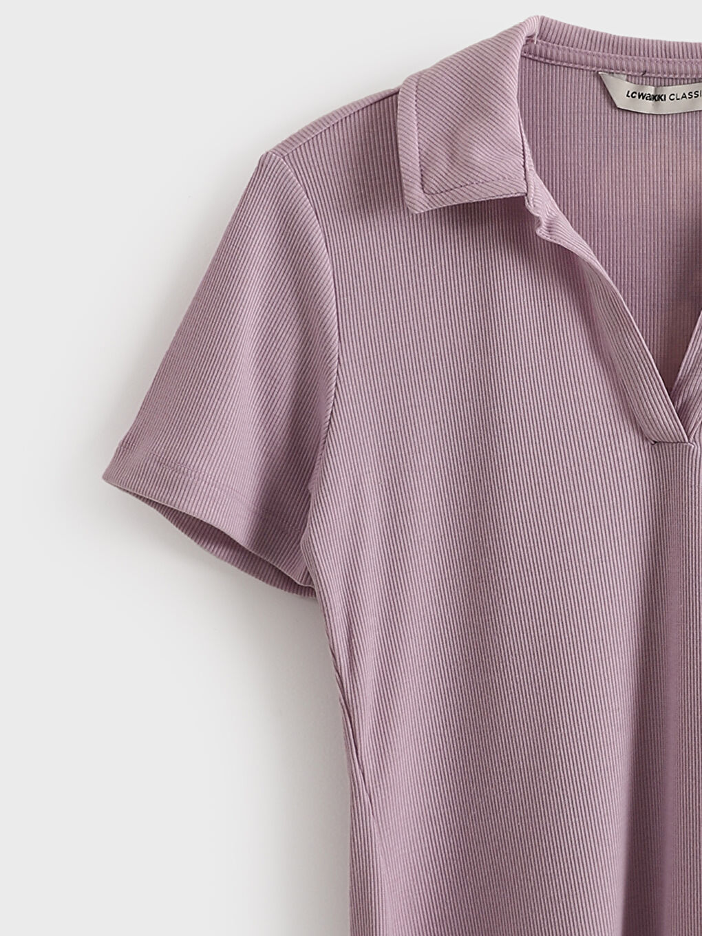 Polo Neck Textured Women's Body -S5DH95Z8-FPH