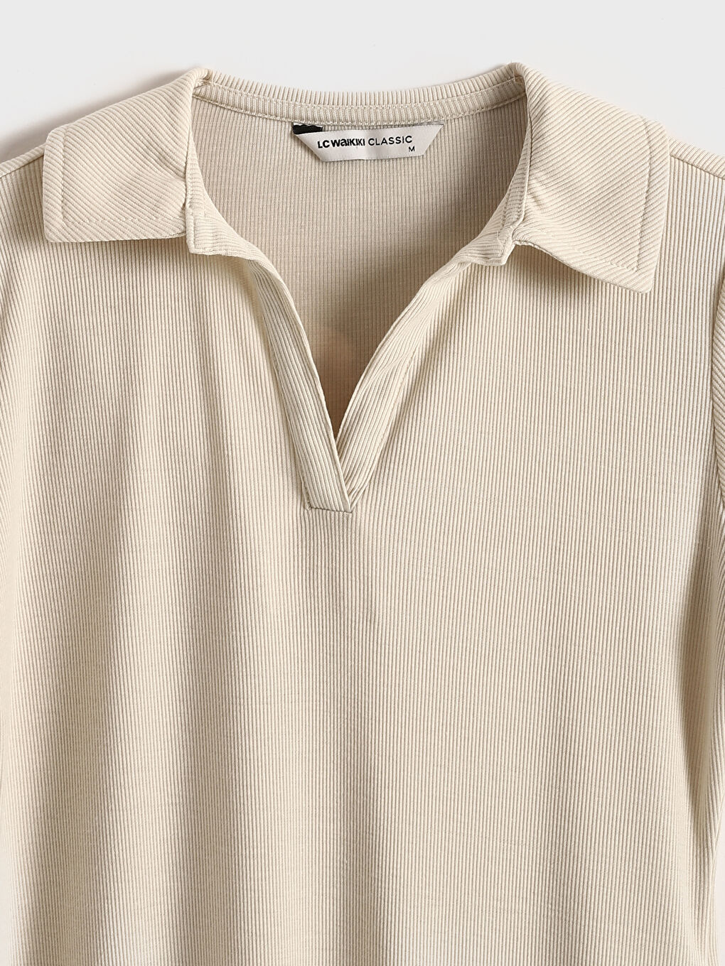 Polo Neck Textured Women's Body -S5DH95Z8-KNB