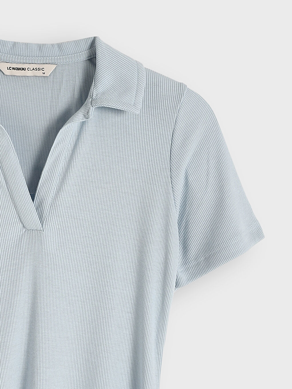 ياقة بولو مزخرفة جسم للسيدات-2