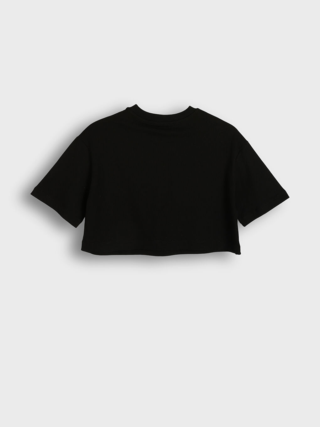 Crew Neck Women's Crop Top-1