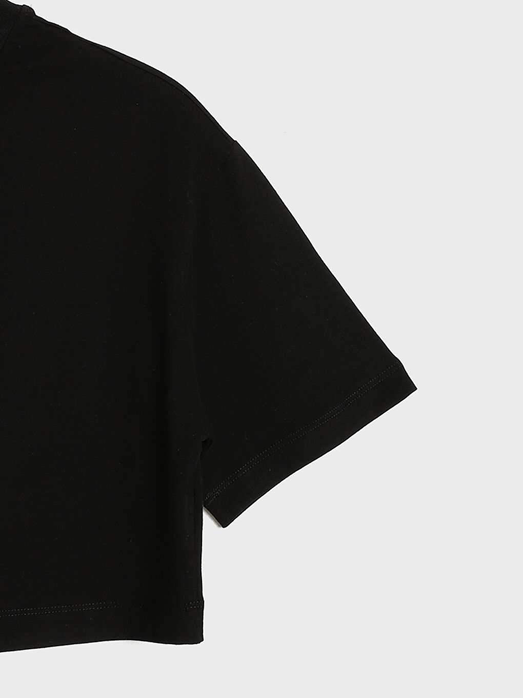 Crew Neck Women's Crop Top-3