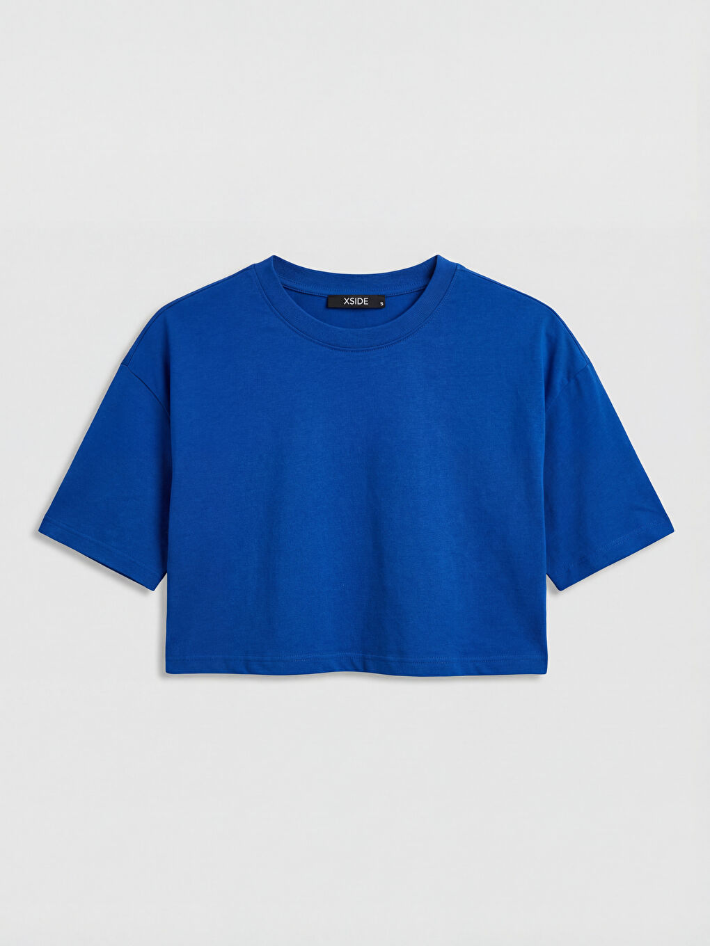 Crew Neck Women's Crop Top-6