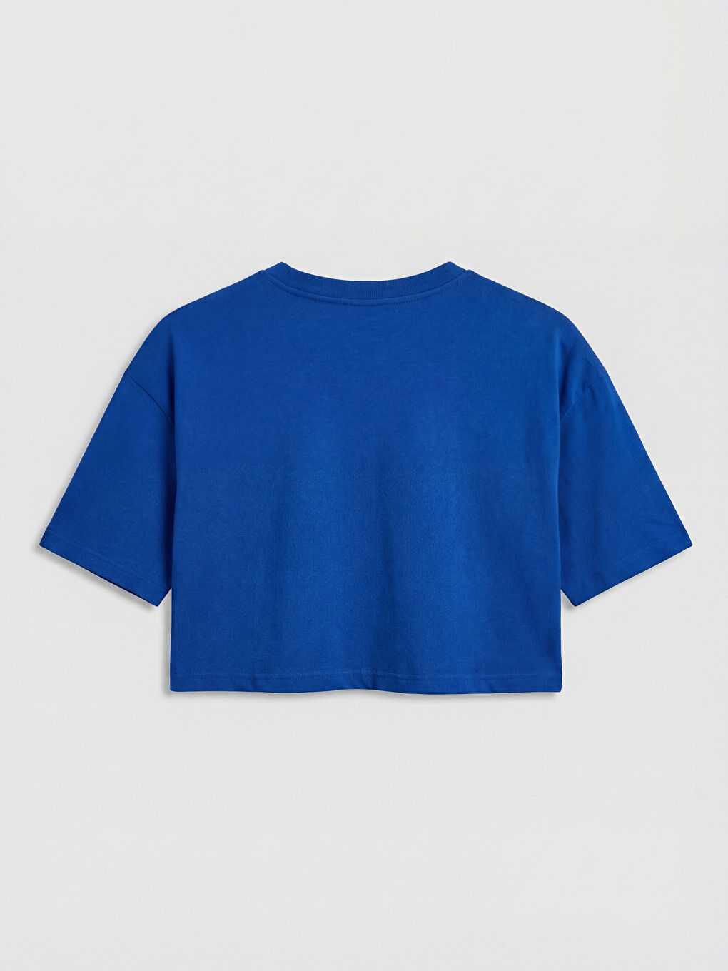 Crew Neck Women's Crop Top-7