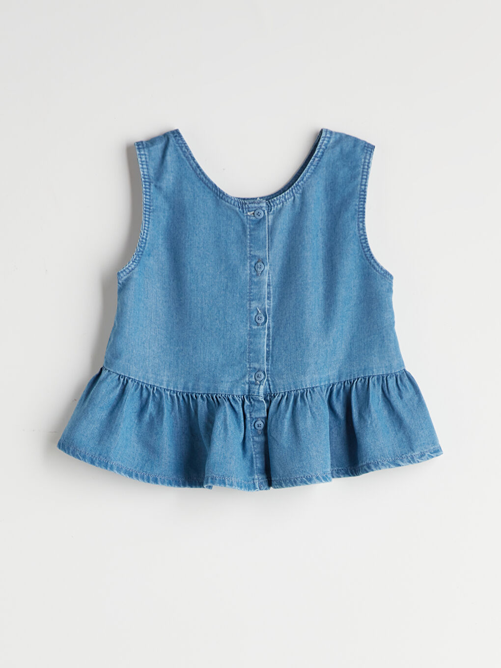 Girl BLUE Denim Shirt -S5DI21Z1-563