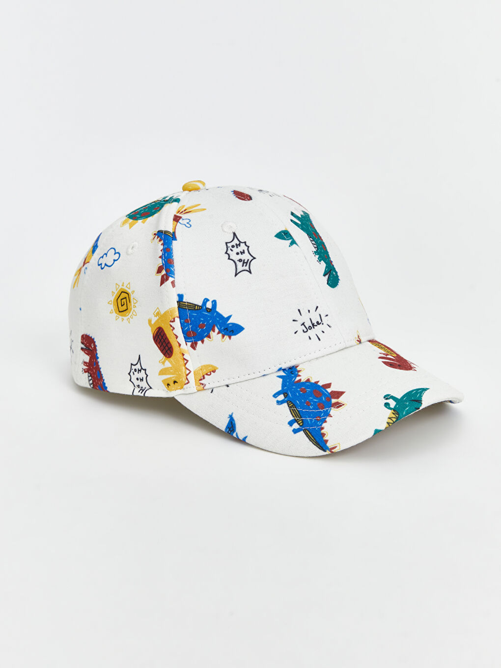 Dinosaur Printed Boys' Baseball Cap -S5DI36Z4-F9C