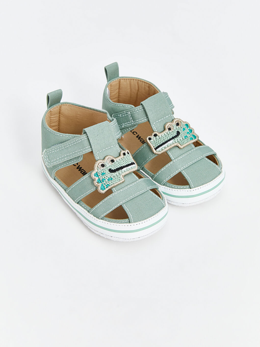 Baby Boy GREEN Pram Shoes -S5DJ07Z1-GBN