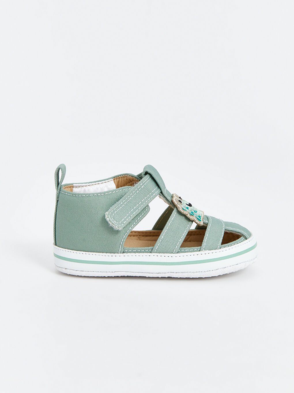 Baby Boy GREEN Pram Shoes -S5DJ07Z1-GBN