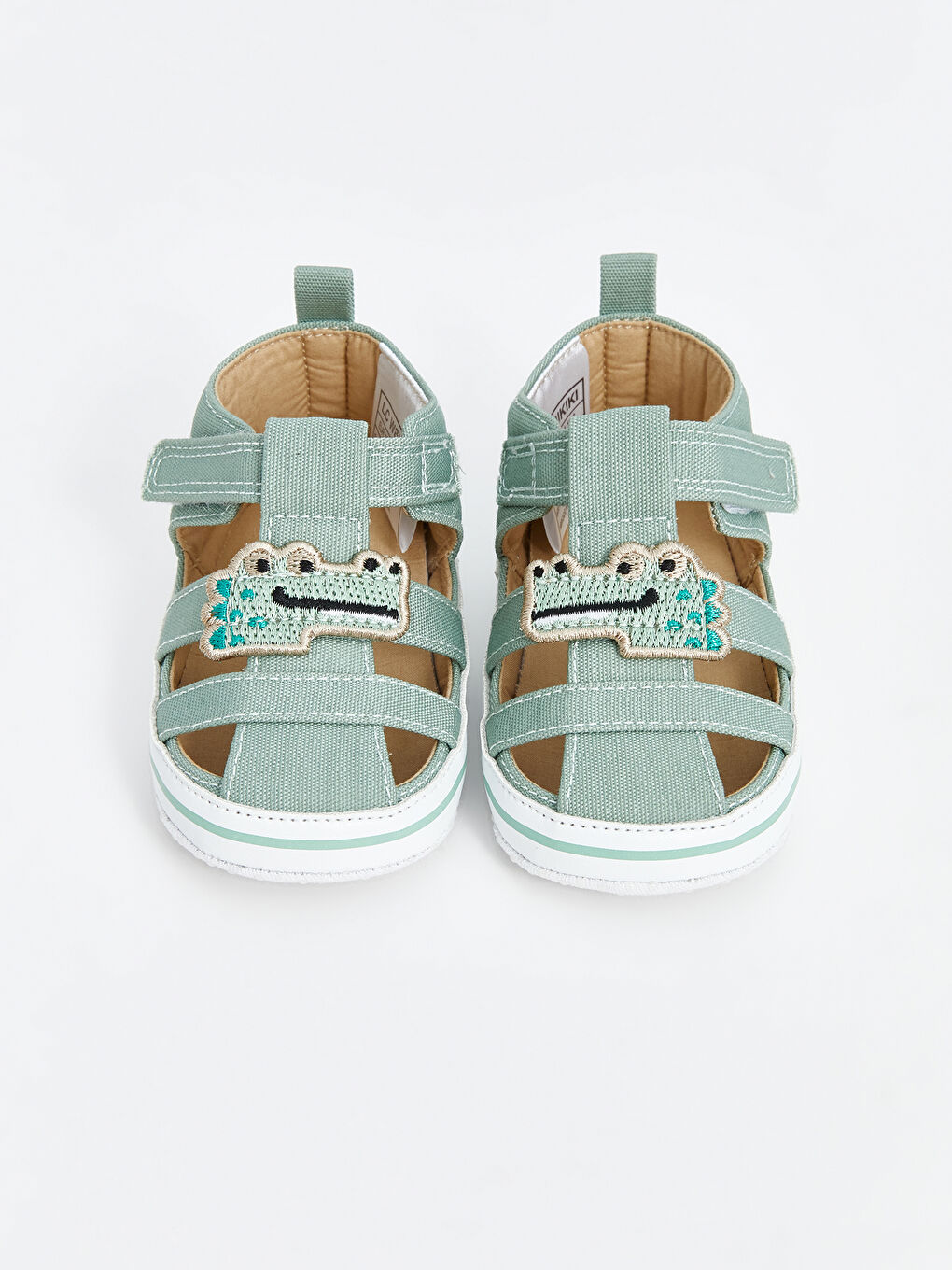 Baby Boy GREEN Pram Shoes -S5DJ07Z1-GBN