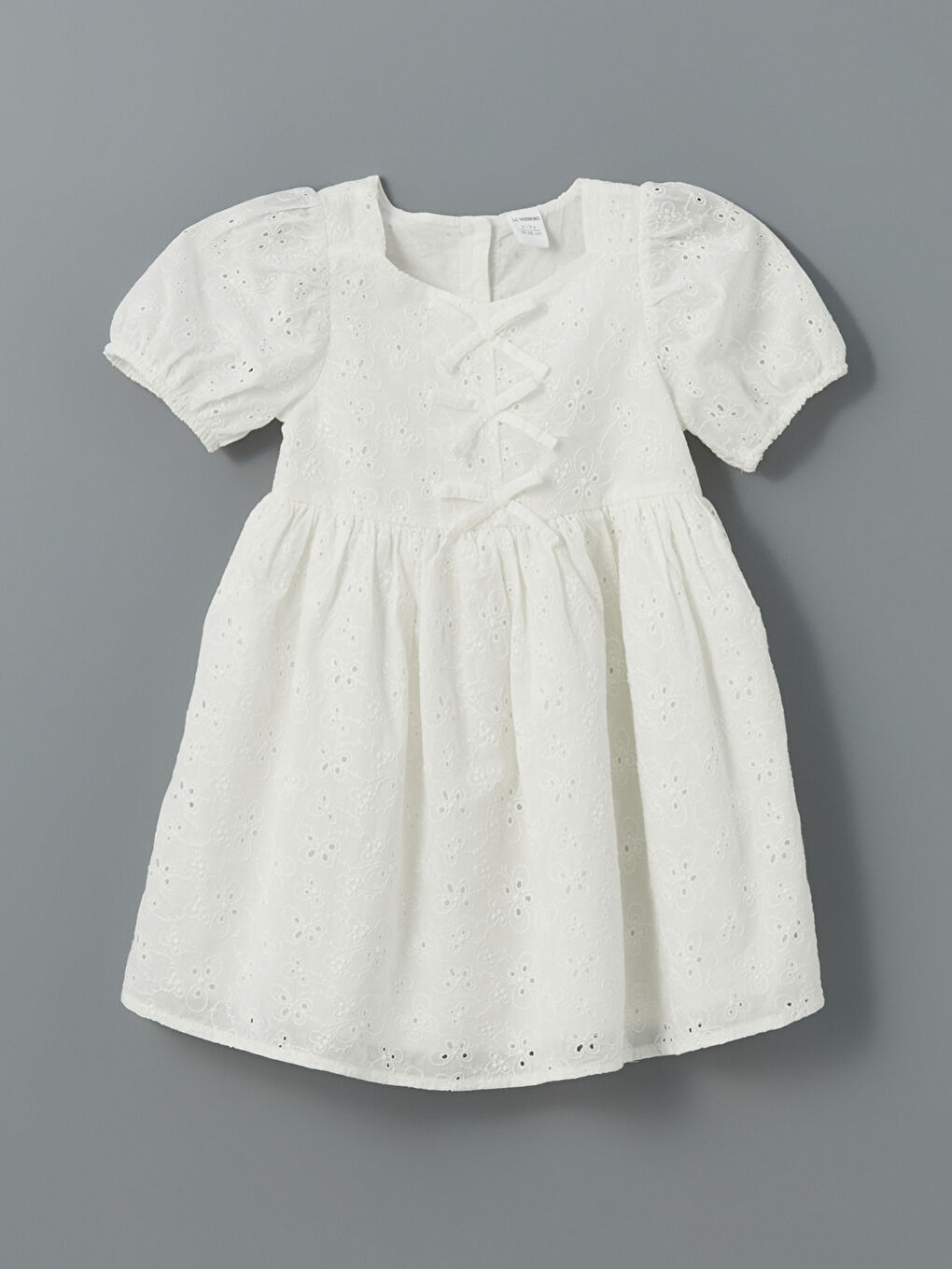 Square Neck Girl'S Lace Dress -S5DJ11Z1-JYX