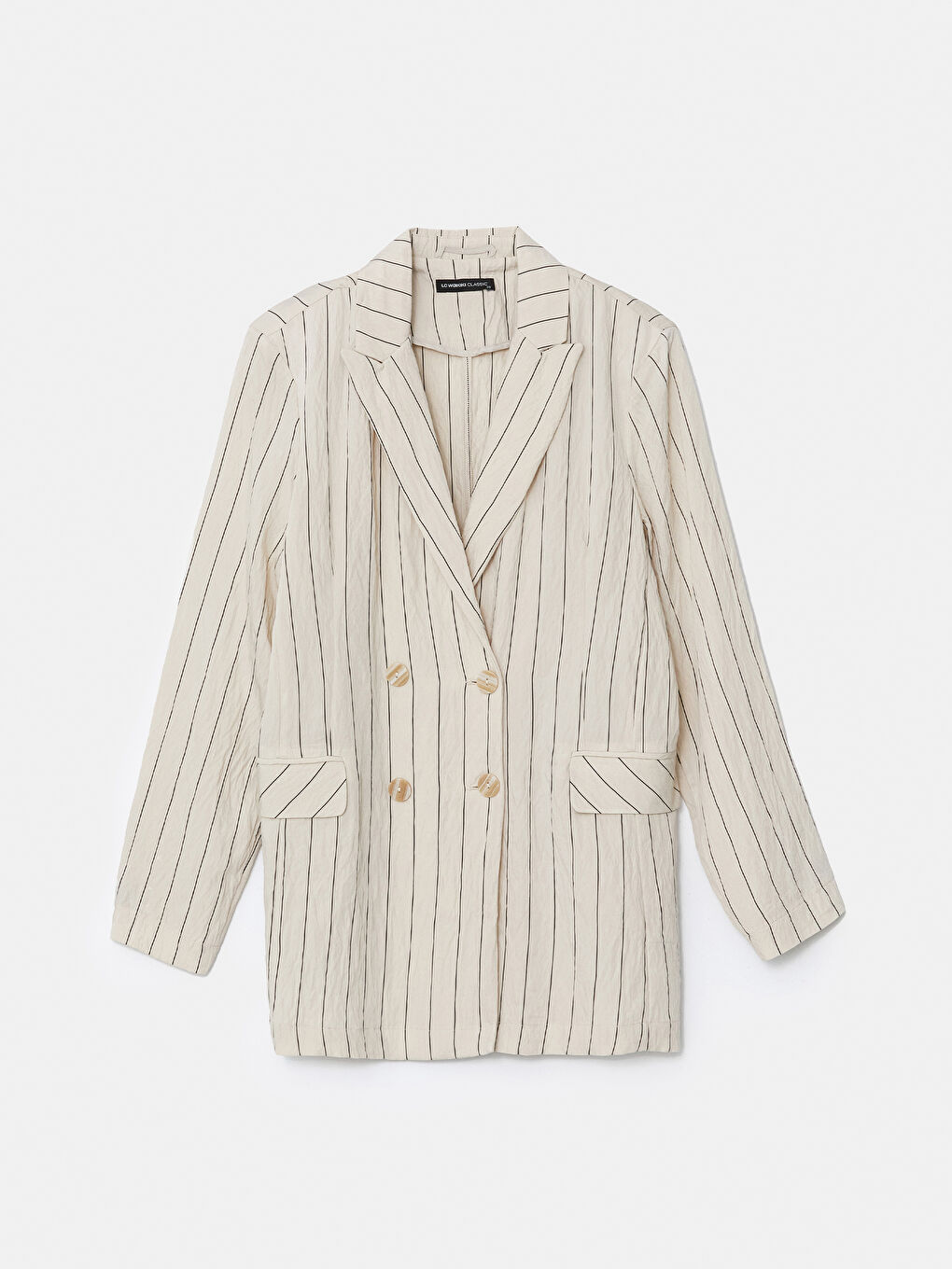 Striped Women's Blazer Jacket -S5DJ38Z8-ELZ