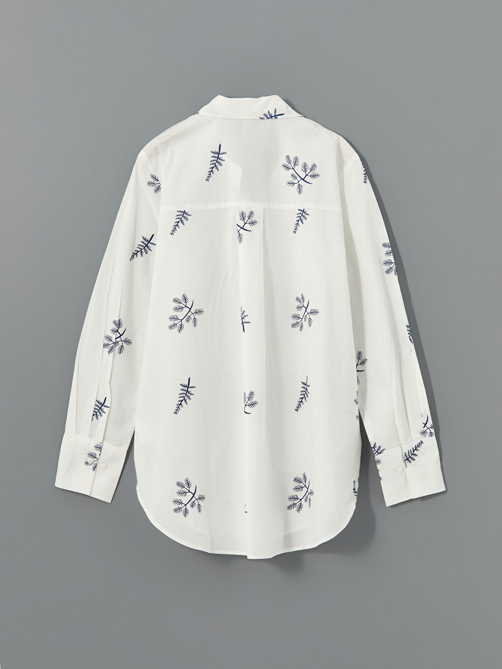 Floral Poplin Women's Shirt -S5DJ46Z8-LU7