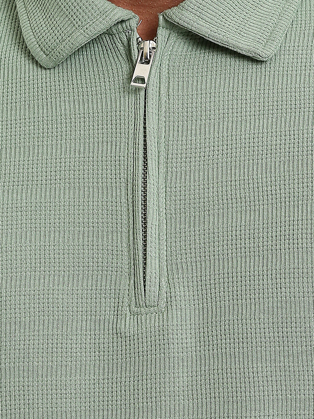 Polo Neck Short Sleeve Men's T-Shirt-2